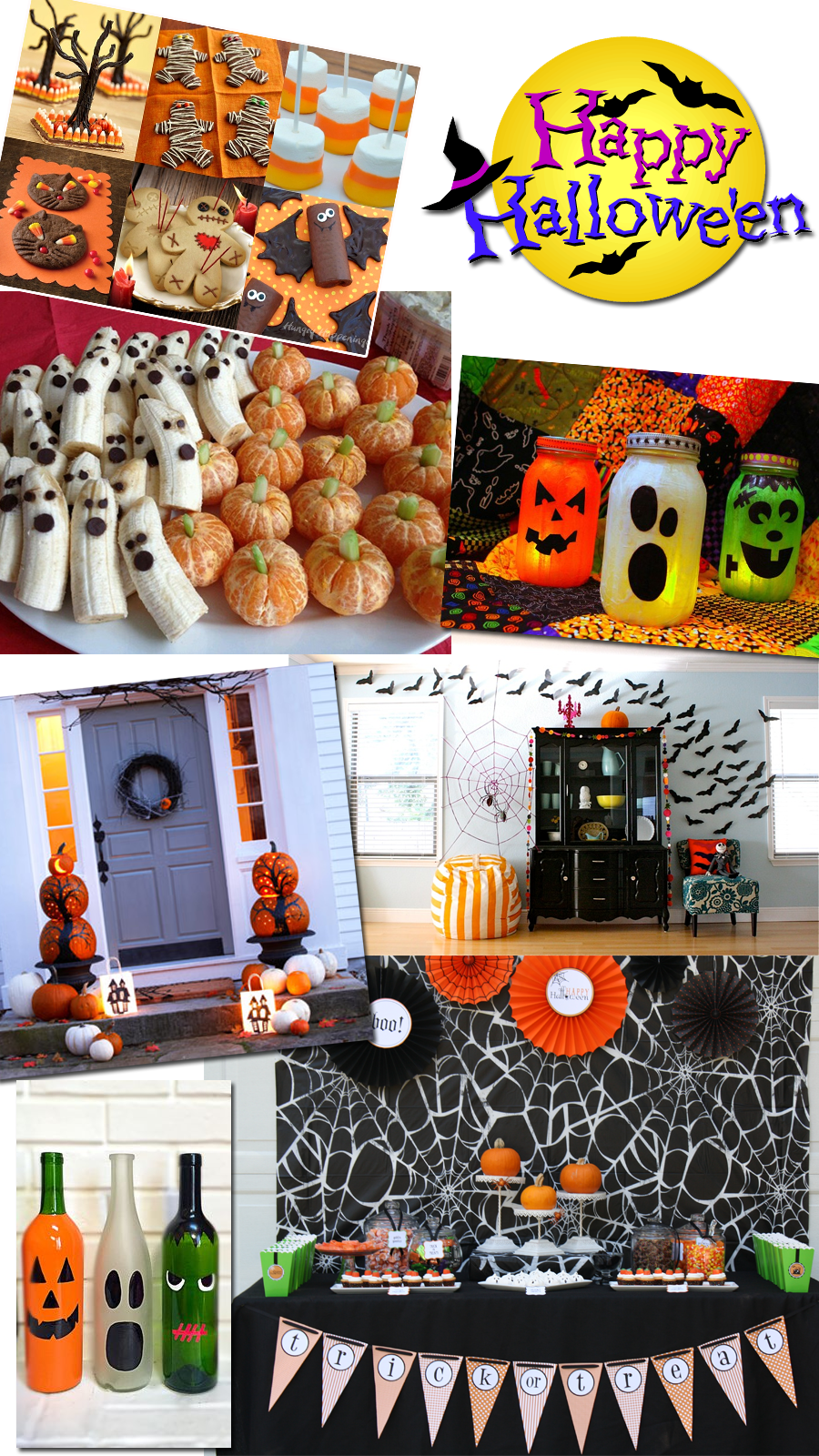 FESTA DE halloween  - DECORAÇÃO E COMIDAS